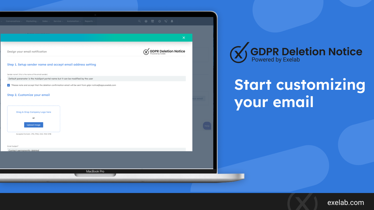GDPR Deletion Notice HubSpot Integration Connect Them Today